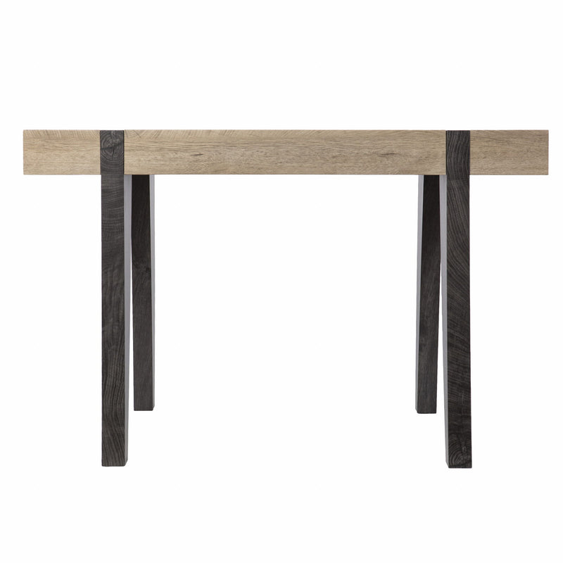 Writing Desk - Natural / Dark Brown