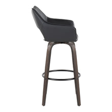 Load image into Gallery viewer, Mustang - Contemporary Fixed Height Barstool With Swivel With Round Footrest (Set of 2)
