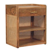 Load image into Gallery viewer, Larissa - T Bar Open Bedside Table - Oak
