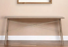 Load image into Gallery viewer, 66" x 16" x 28.8" Solid Wood Console Table - Brown
