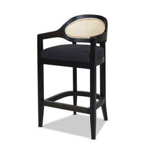 Load image into Gallery viewer, Americana - Mid-Century Modern Cane Back Counter Stool
