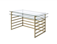 Load image into Gallery viewer, 28" Clear and Gold Glass Mirrored
