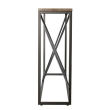 Load image into Gallery viewer, Faux Stone Frame Console Table - Taupe / Gray
