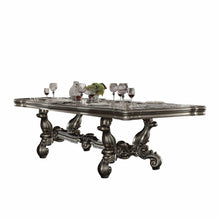 Load image into Gallery viewer, 46" Platinum Solid Wood Trestle Base Dining Table
