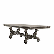 Load image into Gallery viewer, 46" Platinum Solid Wood Trestle Base Dining Table

