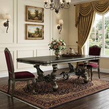 Load image into Gallery viewer, 46" Platinum Solid Wood Trestle Base Dining Table
