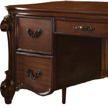 Load image into Gallery viewer, 74" Brown Executive Desk With Five Drawers
