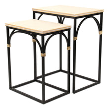 Load image into Gallery viewer, Nested Tables (Set of 2) (738200) - Light Brown
