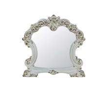 Load image into Gallery viewer, 45" Abstract Framed Mounted Dresser Mirror - White
