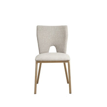 Load image into Gallery viewer, Fabric Open Back Dining Side Chairs (Set of 2) - Beige
