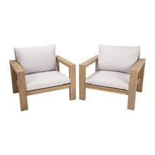 Load image into Gallery viewer, Stylish Outdoor Chair Set With Cushions For Garden (Set of 2)
