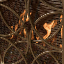 Load image into Gallery viewer, Thayer - Single Panel Iron Fireplace Screen With Geometric Design
