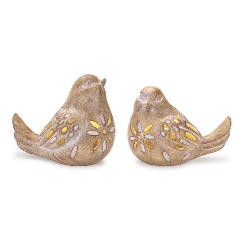 Poly Figurine Tabletop Sculpture (Set of 2) (593029) - Beige