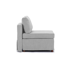 Load image into Gallery viewer, 3 Seat Module Sectional Sofa Couch With 1 Ottoman,Seat Cushion and Back Cushion Removable and Washable,Light Grey
