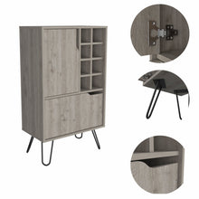 Load image into Gallery viewer, Light Bar Cabinet With Two Door Panels - Gray
