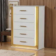 Load image into Gallery viewer, Obsession - 5 Drawer LED Chest - White
