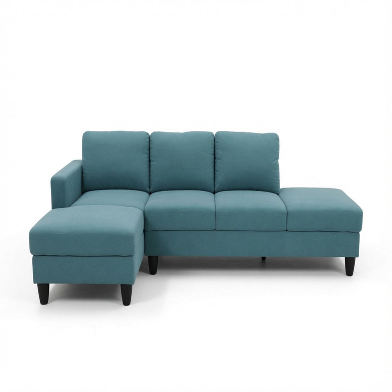 L - Shaped Sectional Sofa With Chaise & Ottoman