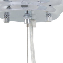 Load image into Gallery viewer, Lantern Metal Chandelier With Shades - Silver
