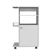 Load image into Gallery viewer, 24" Rolling Kitchen Cart With Storage - White

