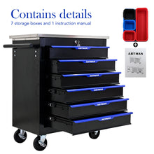 Load image into Gallery viewer, Drawer Multifunctional Tool Cart With Wheels
