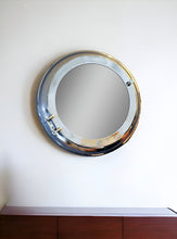 Load image into Gallery viewer, 21" Round Aluminum Framed Accent Mirror - Silver
