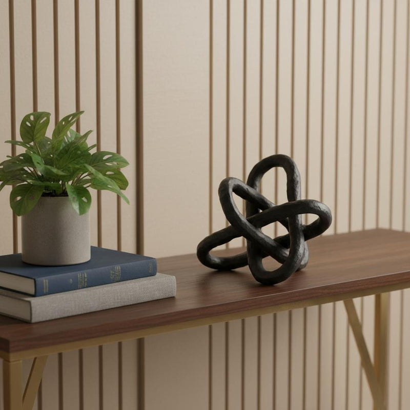 Petite Chain Link Sculpture - Black