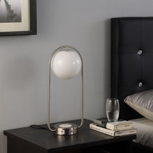 Load image into Gallery viewer, Clip Globe USB Table Lamp - Silver
