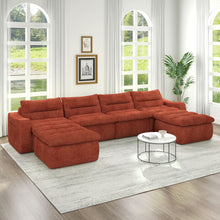 Load image into Gallery viewer, Modern L Shaped Modular Beanbag Sofa, Comfortable Lazy Style, Compression Sponge And Cloth
