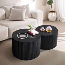 Load image into Gallery viewer, Wave Stripe Nesting Coffee Table (Set of 2)
