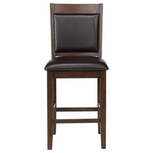 Load image into Gallery viewer, Upholstered Counter Height Chair (Set of 2) - Brown / Walnut
