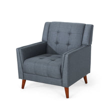 Load image into Gallery viewer, Luminaesque - Fabric Upholstered Armchair With Tufted Back
