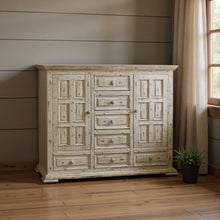 Load image into Gallery viewer, Solid Wood Seven Drawer Gentlemans Chest - White
