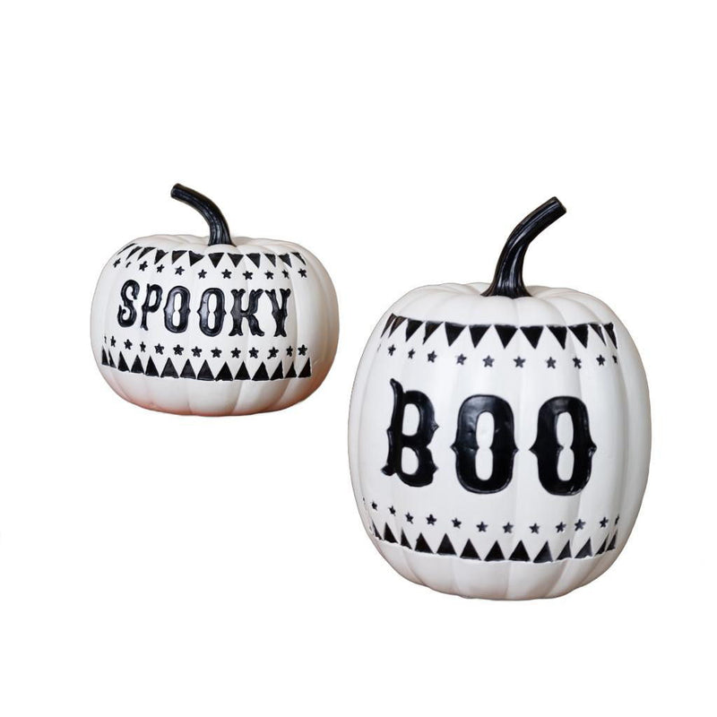 Poly Tabletop Sculpture (Set of 2) - White / Black