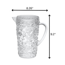Load image into Gallery viewer, Paisley Unbreakable Plastic Water Pitcher With Lid And Spout
