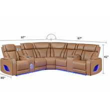 Load image into Gallery viewer, Fortuner - Power Recliner Sectional Sofa
