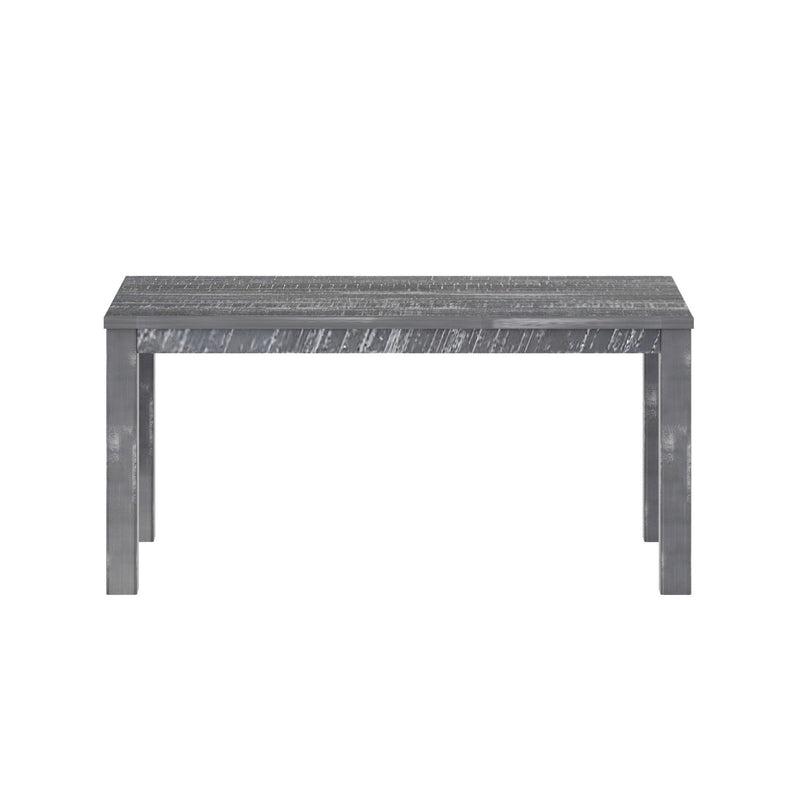 35" Solid Wood Dining Table - Gray
