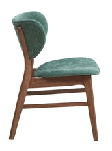 Load image into Gallery viewer, Upholstered Fabric Open Back Dining Side Chairs (Set of 2) - Green
