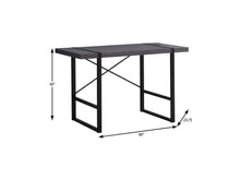 Load image into Gallery viewer, 49" Gray and Black Computer Desk
