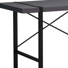 Load image into Gallery viewer, 49" Gray and Black Computer Desk
