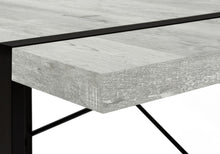 Load image into Gallery viewer, 49" Gray and Black Computer Desk
