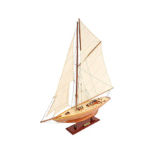 Load image into Gallery viewer, Hand Painted Model Boat Tabletop Sculpture (401995) - Brown
