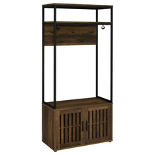 Load image into Gallery viewer, Flora - 2 Door Coat Rack Hall Tree Storage Bench And Multi Functional Storage - Natural
