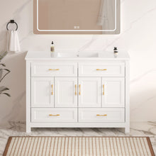 Load image into Gallery viewer, Bathroom Vanity With Sink Combo, 4 Soft Close Doors And 4 Drawers
