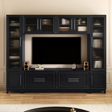 Load image into Gallery viewer, Wall Unit Modern Entertainment Center With Glass Doors
