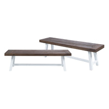 Load image into Gallery viewer, Tranquilizer - Outdoor Acacia Wood Bench With Slat Panel Design
