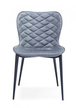 Load image into Gallery viewer, Upholstered In Faux Leather Dining Side Chairs Without Arms (Set of 2) - Gray
