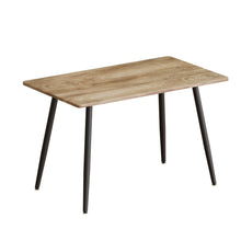 Load image into Gallery viewer, Modern Minimalist 47&quot; Wood Dining Table With Metal Legs For 4 - Wood
