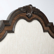 Load image into Gallery viewer, Traditional Style Upholstered Headboard Panel Bed
