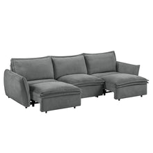 Load image into Gallery viewer, Eaden - Power Sofa With Sleeper - Gray Chenille
