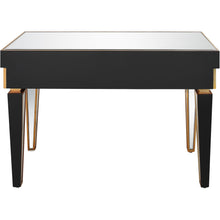 Load image into Gallery viewer, Mirrored Glass Console Table - Silver And Gold And Silver
